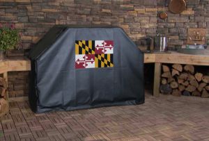 Maryland State Flag Logo Grill Cover