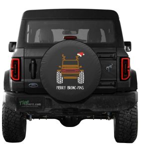 Grinch Hand Ford Bronco Ornament Tire Cover