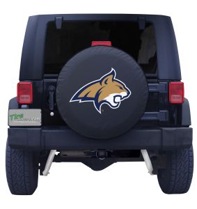 Montana State University Spare Tire Cover Black Vinyl Front