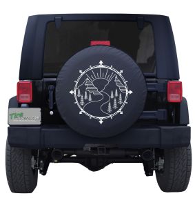 Mountain Road The Good Life Custom Tire Cover