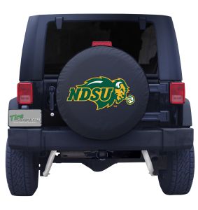 North Dakota State University  Spare Tire Cover Black Vinyl Front