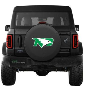 North Dakota Fighting Hawks Logo Tire Cover Ford Bronco