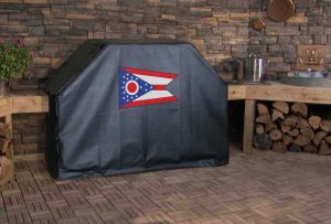 Ohio State Flag Logo Grill Cover