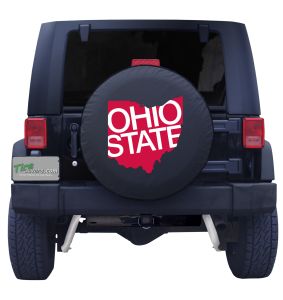 Ohio State Red Tire Cover