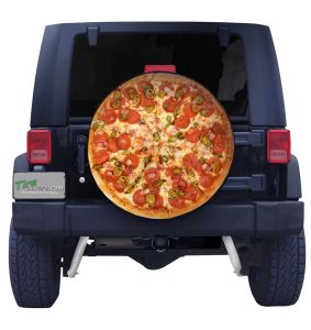 Pepperoni Pizza Tire Cover