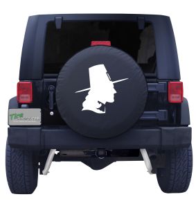 Pilgrim Silhouette Jeep Tire Cover Front
