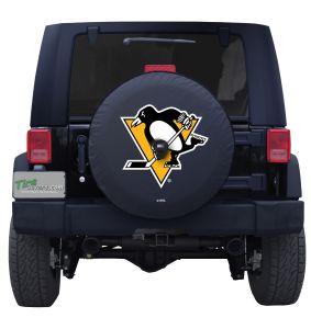 Pittsburgh Penguins Jeep Black Tire Cover Front