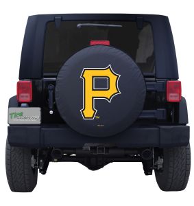 Pittsburgh Pirates MLB Jeep Spare Tire Cover Logo on Black or White Vinyl