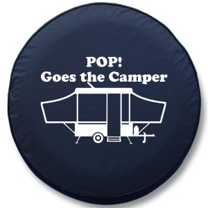 Pop Goes the Camper RV Tire Cover