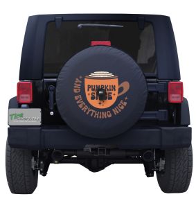 Pumpkin Spice Latte Tire Cover for Jeeps and Broncos