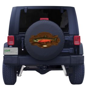 Red Trout Mount Tire Cover