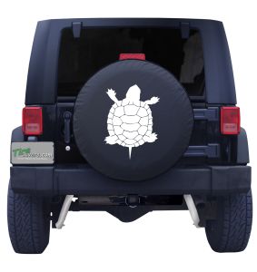 Snapping Turtle Tire Cover Front