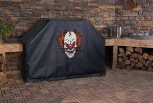 Scary Clown Custom Grill Cover