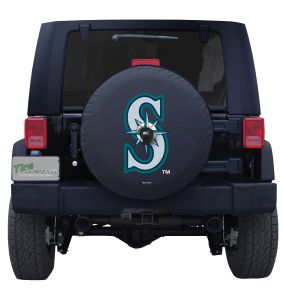 Seattle Mariners MLB Jeep Spare Tire Cover Logo on Black or White Vinyl