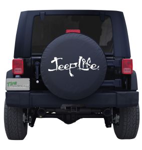 Jeep Life Text Tire Cover
