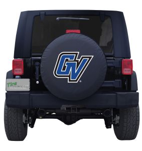 Grand Valley State Spare Tire Cover Black Vinyl Front