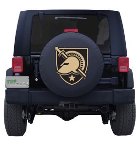 United States Military Academy Spare Tire Cover Black Vinyl Front