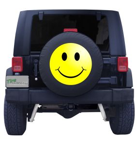 Smiley Face Tire Cover Front