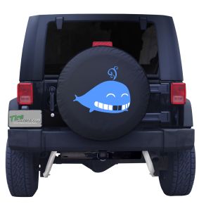 Smiling Whale Tire Cover 