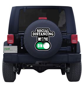 Social Distancing Mode On tire cover