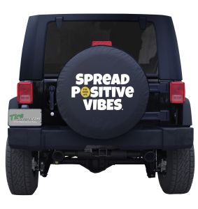 Spread Positive Vibes Custom Tire Cover