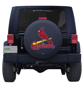 St. Louis Cardinals MLB Jeep Spare Tire Cover Logo on Black or White Vinyl
