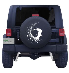 Surfing Wave Tire Cover 
