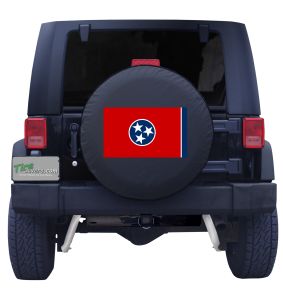 Tennessee State Flag Tire Cover Front