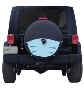 Tire Cover Face Mask Jeep Wrangler