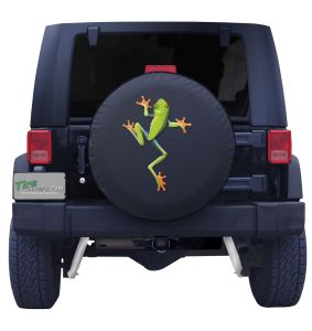 Tropical Tree Frog Tire Cover Front