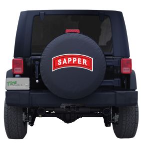 United States Army Sapper Tab Tire Cover