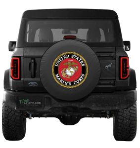 United States Marine Corps Badge Logo Spare Tire Cover Ford Bronco