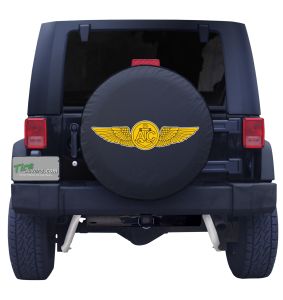US Navy Enlisted Aircrew Wings Jeep Tire Cover