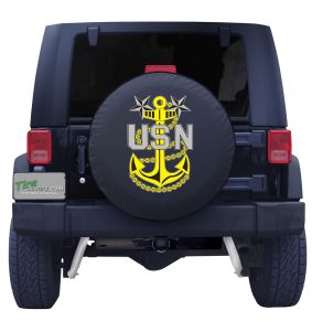 Master Chief Petty Officer Jeep Tire Cover