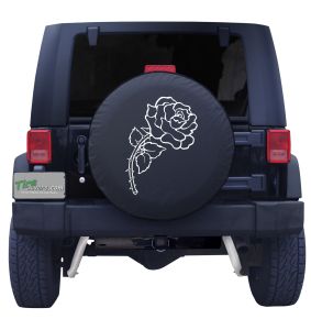 Rose Tire Cover