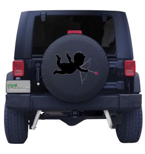 Valentines Day Cupid Tire Cover Front