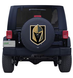Vegas Golden Knights Tire Cover Black Front