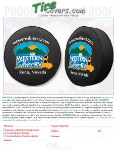Western Skies RV RV (150 Size J)  on Black Vinyl