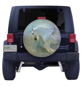 White Winged Pegasus Tire Cover 