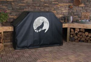 The Howling Wolf Logo Grill Cover