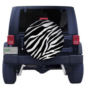 Zebra Print Tire Cover