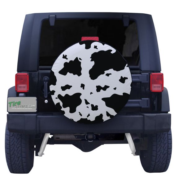 SUV and Many Vehicle 14 Inch RV Foruidea Colorful Cow Spare Tire Cover Waterproof Dust-Proof UV Sun Wheel Tire Cover Fit for Jeep,Trailer 