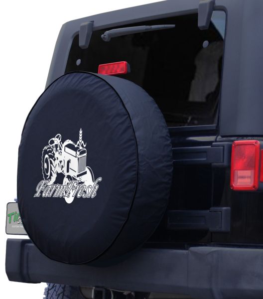 Country Farm Store Spare Tire Cover All Sizes Available-back up camera option 