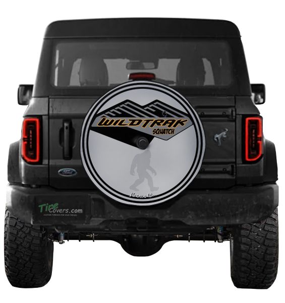 Bronco Wildtrack Sasquatch Badge Spare Tire Cover