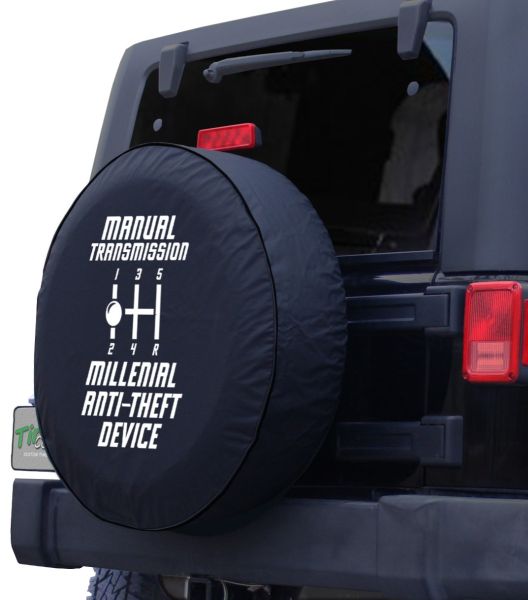 Millennial Anti Theft Device Installed Tire Cover