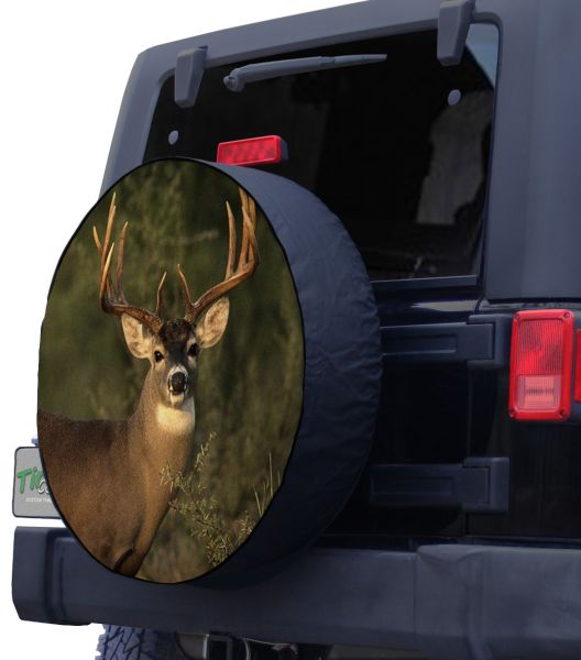 Tire Cover Central Deer Symonds Creek Spare Tire Cover (Custom Made to Your tire Size-See menu) : Tire Cover Central Deer Symonds Creek Spare Tire Cover
