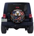America's 250th Bald Eagle with Muskets Tire Cover for Broncos and Jeeps