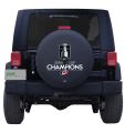 Carolina Hurricanes 2026 Stanley Cup Tire Cover on Black Vinyl