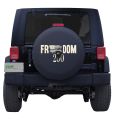 250 Freedom Flag Tire Cover for Broncos and Jeeps