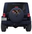 POW/MIA Eagle with Flag Tire Cover